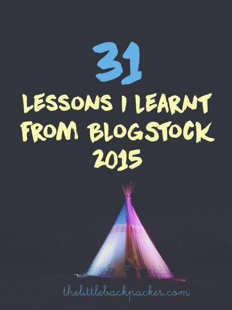 31 Lessons I Learnt at BlogStock 2015