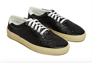 All They're Cracked Up To Be:  Saint Laurent Verni Cracked Lame Sneaker