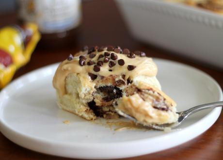 Chocolate Peanut Butter Sweet Rolls