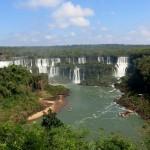 View of the Brazilian side of the falls