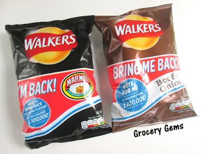 Review: Walkers Bring Me Back Flavours Beef & Onion and Marmite
