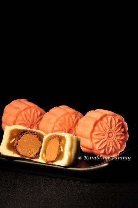 Sea salt caramel Snowskin Mooncake