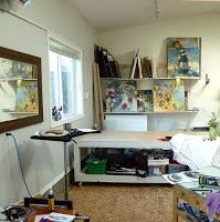 The workspace helps create the work