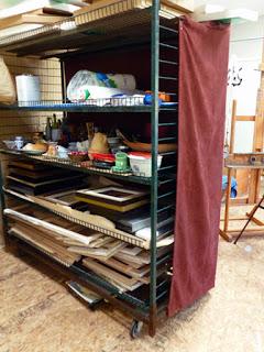 The workspace helps create the work