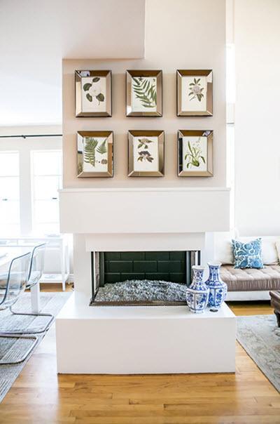 Louise Roe fireplace via {what you fancy}
