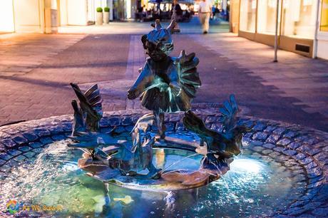 Whimsical fountain in Koblenz