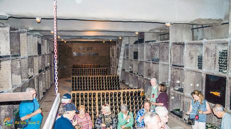 Viking passengers sample Mosel wine at Richard Richter winery.