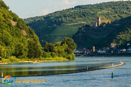 40 castles overlook the Upper Middle Rhine valley, a UNESCO site