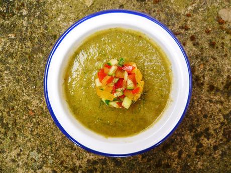 turkish-style cucumber and tomato soup