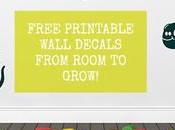 FREE Printable Wall Decals from Room Grow!
