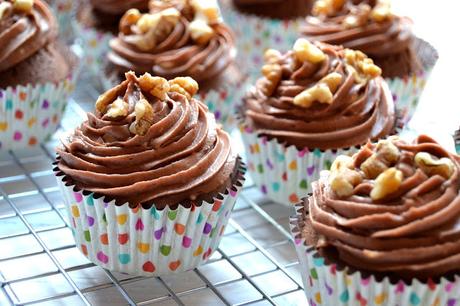 Maple Spice Brownie Cupcakes