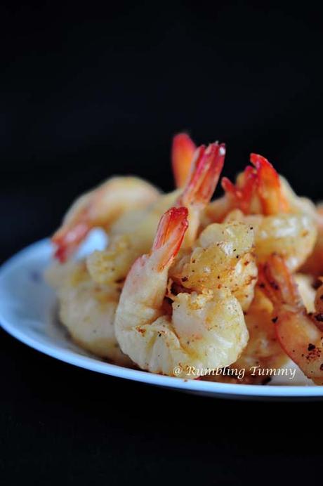 Deep fried prawn fritters 香脆炸虾