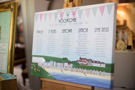 Table plan featuring Woolacombe Bay Hotel