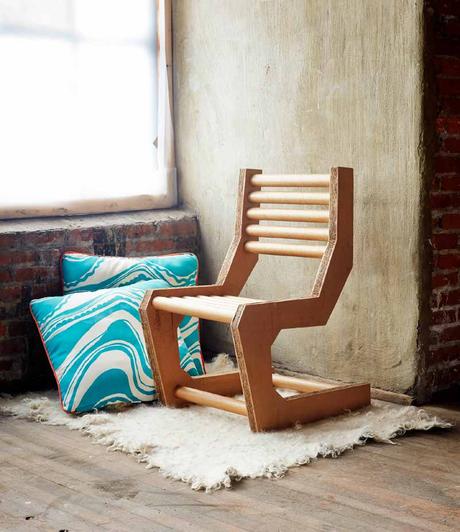 DIY Cardboard Cantilever Chair