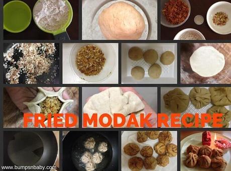 Fried Modak Recipe for Toddlers and Kids