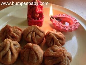 Fried Modak Recipe for Toddlers and Kids