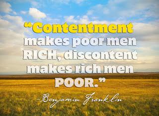 Monday Morning Inspiration: Contentment