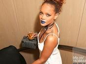 Rihanna Rocks BLUE Lips York EDITION Hotel