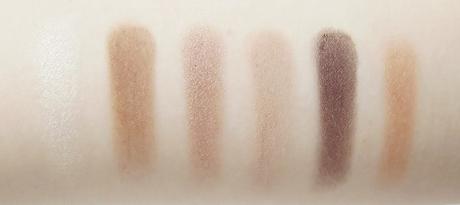 pur minerals au naturel eyeshadow palette cease crease eye shadow primer review swatches