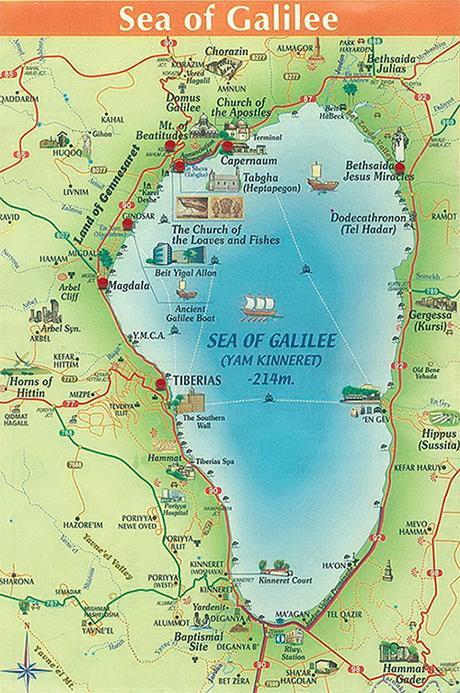 Sea of Galilee-MAP