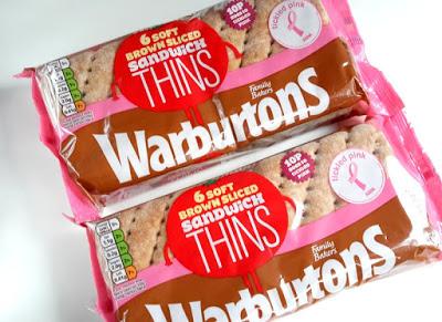 Warburtons Soft Brown Sandwich Thins - Asda's Tickled Pink Campaign