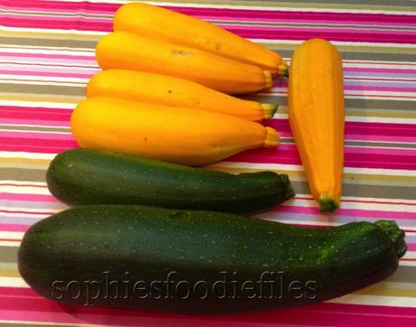 Many courgettes