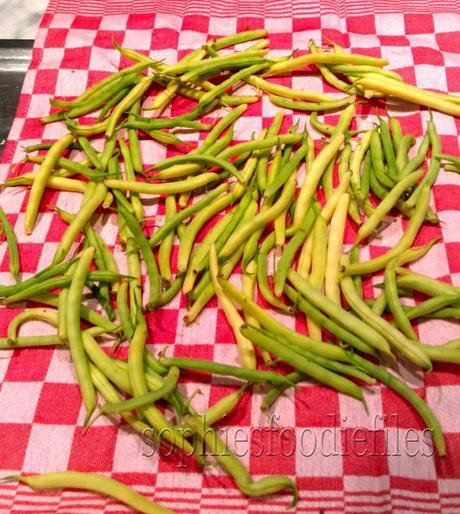 The 1st long yellow beans, 500 gr!