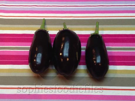 3 lovely aubergines