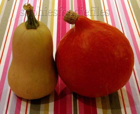 2 more pumpkins! The 1st butternut & the 2nd Uchiki Kuri! :)