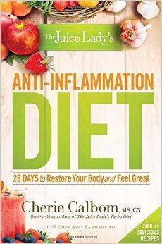 Book Review: The Juice Lady’s Anti-Inflammation Diet by Cherie Calbom, MSN