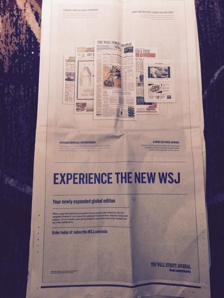 Wall Street Journal: from tabloid to broadsheet