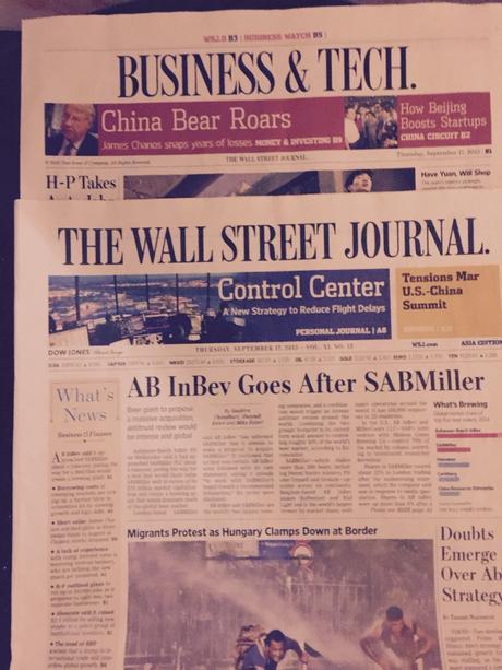 Wall Street Journal: from tabloid to broadsheet