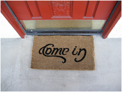 Designer doormats – nifty way to greet your guests and family with style and color