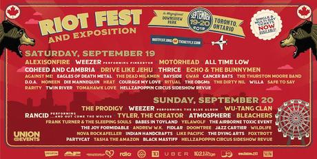 Riot Fest 2015 Toronto – Who We’re Excited to See