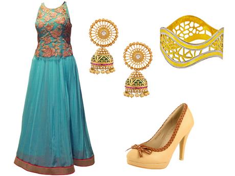 How To Wear 9 Dress Colours Of  Navratri In 2015