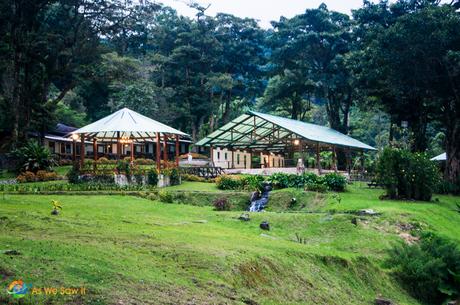 Casa Grande Bambito gazebo and entertainment area down by the river.