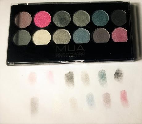 MUA Eyeshadow Palette in Starry Night Swatches, Price & EOTD