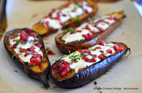 eggplant with buttermilk sauce
