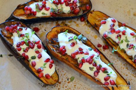 eggplant with buttermilk sauce