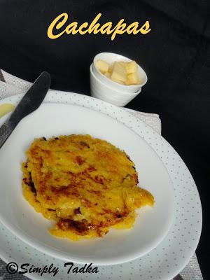 Cachapas- Corn Pancakes (Venezuelan Cuisine)
