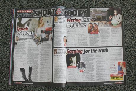 We're in a magazine...sharing our ghostly experiences!!