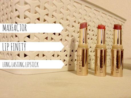Maxfactor Lipfinity Long Lasting Lipstick Review & Swatches