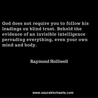 blind trust quotes by Raymond Holliwell