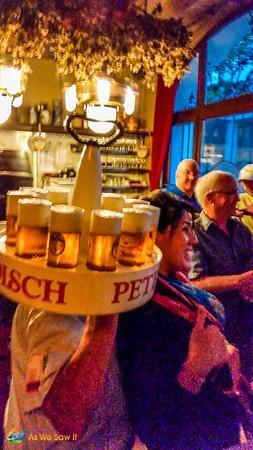 This is how they serve beers in Cologne, Germany