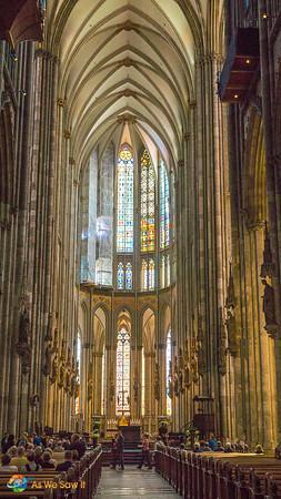 Beautiful, light filled Cologne Cathedral