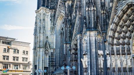 Cologne Cathedral sustained some bomb damage during WW2