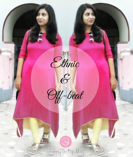 Ethnic and Off-beat| OOTD| Fashion| Cherry On Top Blog