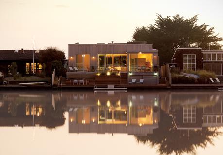 California, waterfront, small, lagoon