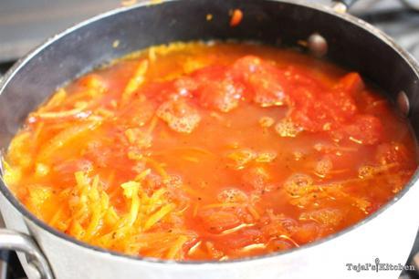 Sunflower Seed Wholemeal Bread & Carrot Pepper Tomato Soup
