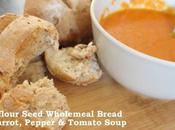 Sunflower Seed Wholemeal Bread Carrot Pepper Tomato Soup
